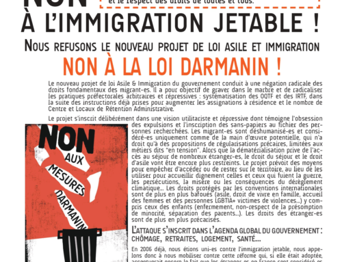 #SolidaritéMigrant·es | Rendez-vous samedi 30 septembre à Beauvais (11h00)