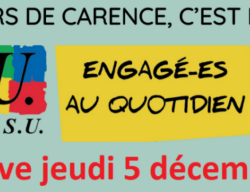 3 jours de carence ? NON, NON et NON ! Grève nationale le 5 décembre !