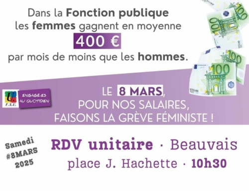 #8Mars2025 · La FSU Oise mobilisée dans l’unité ! Journée internationale de lutte pour les droits des femmes