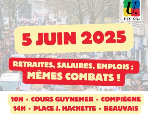 Retraites, salaires, emplois : mêmes combats ! Grève jeudi 5 juin 2025 !