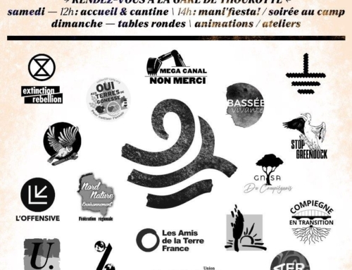 Méga Canal Seine Nord Europe : non à ce projet pharaonique, inutile, écocidaire et antisocial !