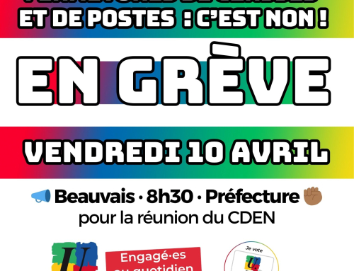 82 fermetures de classes et 39 suppressions de postes c&rsquo;est NON : grève vendredi 10 avril !