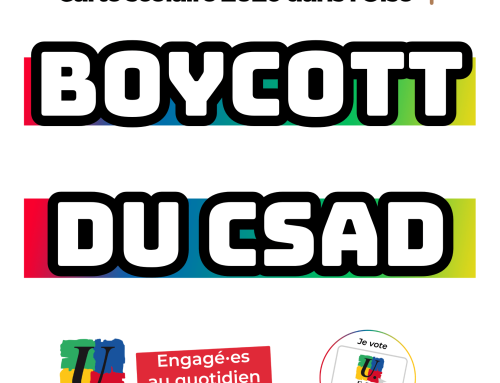 Carte scolaire 1er degré et 2nd degré : boycottés !