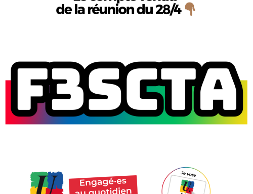 F3SCTA | Compte-rendu et déclaration liminaire de la réunion du 28 mai 2026